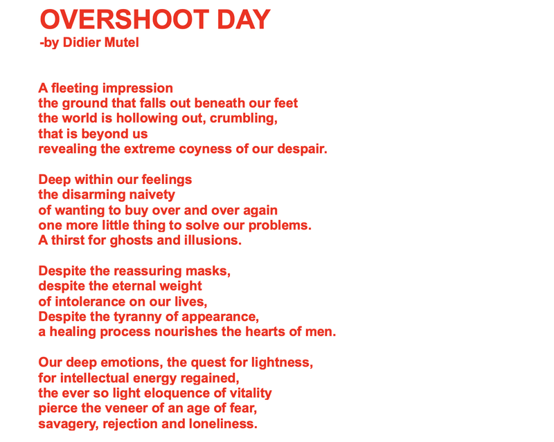 OVERSHOOT DAY text slide